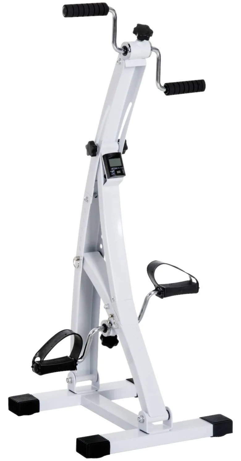 HOMCOM Bewegungstrainer weiß Stahl B/H/L: ca. 50x96x41 cm