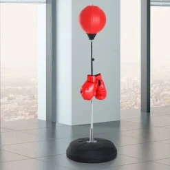 HOMCOM Boxsack rot Kunststoff B/H/L: ca. 43x144x43 cm