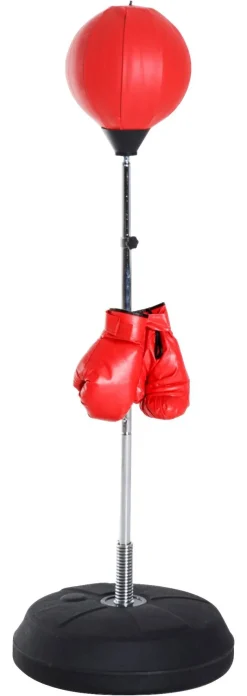 HOMCOM Boxsack rot Kunststoff B/H/L: ca. 43x144x43 cm