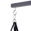 HOMCOM Boxsackständer schwarz Stahlrohr B/H/T: ca. 104x202x156 cm