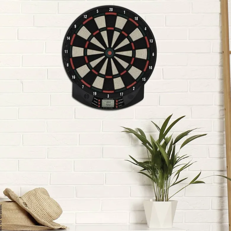 HOMCOM elektrische Dartscheibe B/H/T: ca. 39,5x44x2,2 cm