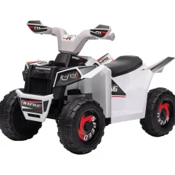 HOMCOM Elektroauto für Kinder weiß B/H/L: ca. 41,5x48,5x70 cm