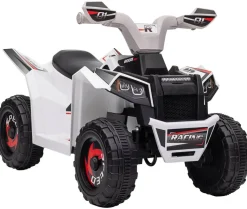 HOMCOM Elektroauto für Kinder weiß B/H/L: ca. 41,5x48,5x70 cm