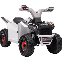 HOMCOM Elektroauto für Kinder weiß B/H/L: ca. 41,5x48,5x70 cm