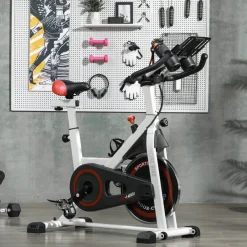 HOMCOM Ergometer schwarz Stahl B/H/L: ca. 53x114x103 cm
