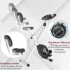 HOMCOM Fahrradtrainer schwarz Stahl B/H/T: ca. 43x109x97 cm