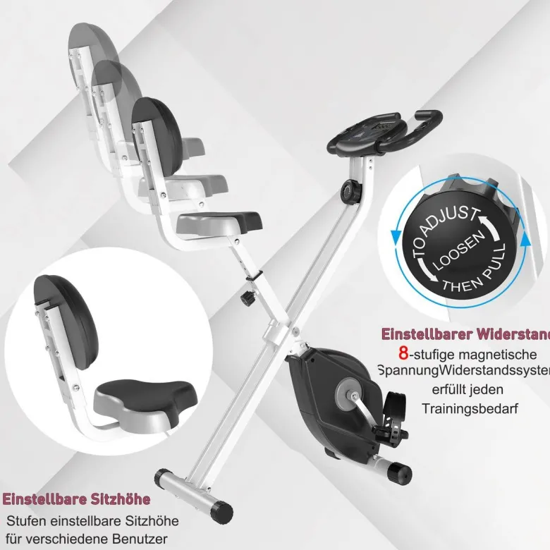 HOMCOM Fahrradtrainer schwarz Stahl B/H/T: ca. 43x109x97 cm