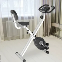 HOMCOM Fahrradtrainer schwarz Stahl B/H/T: ca. 43x109x97 cm