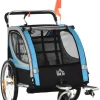 HOMCOM Fahrrad-Zubehör blau blau B/H/L: ca. 75x142x101 cm