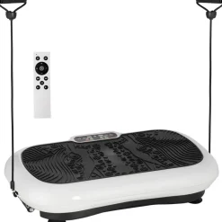 HOMCOM Fitness-Gerät schwarz weiß Edelstahl Kunststoff Polypropylen B/H/L: ca. 40x73x13 cm