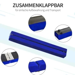 HOMCOM Fitness-Zubehör blau Holz B/H/L: ca. 10x210x6,5 cm