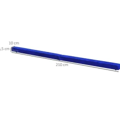 HOMCOM Fitness-Zubehör blau Holz B/H/L: ca. 10x210x6,5 cm