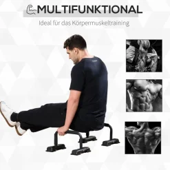 HOMCOM Fitness-Zubehör schwarz Kunststoff B/H/L: ca. 25x36x20 cm