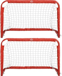 HOMCOM Fußballtor rot B/H/T: ca. 90x60x36 cm