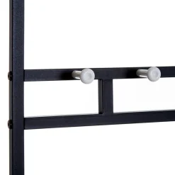 HOMCOM Garderobe schwarz Polypropylen B/H/L: ca. 35x72,5x180 cm