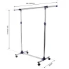 HOMCOM Garderobe silber Edelstahl B/H/L: ca. 45x86x95 cm