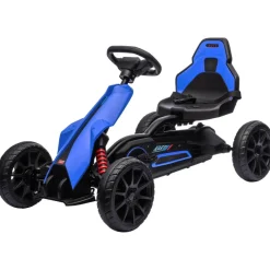 HOMCOM Go Kart blau B/H/L: ca. 58x58,5x100 cm