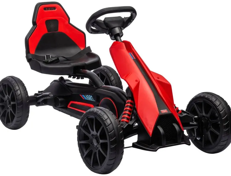HOMCOM Go Kart rot B/H/L: ca. 58x58,5x100 cm