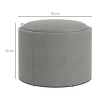 HOMCOM Hocker grau B/H/L: ca. 56x56x42 cm