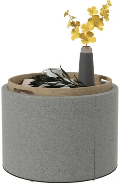HOMCOM Hocker grau B/H/L: ca. 56x56x42 cm