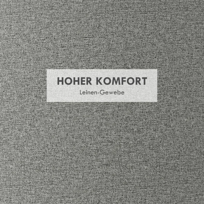 HOMCOM Hocker grau B/H/L: ca. 56x56x42 cm