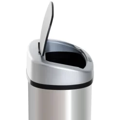 HOMCOM Kücheneimer silber B/H/L: ca. 29,5x57x40,5 cm