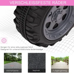 HOMCOM Kinderauto rosa B/H/L: ca. 42x70x45 cm