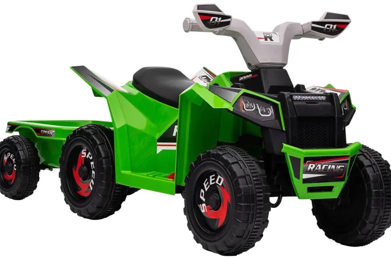 HOMCOM Kinder Elektrofahrzeug schwarz B/H/L: ca. 41,5x48,5x106 cm
