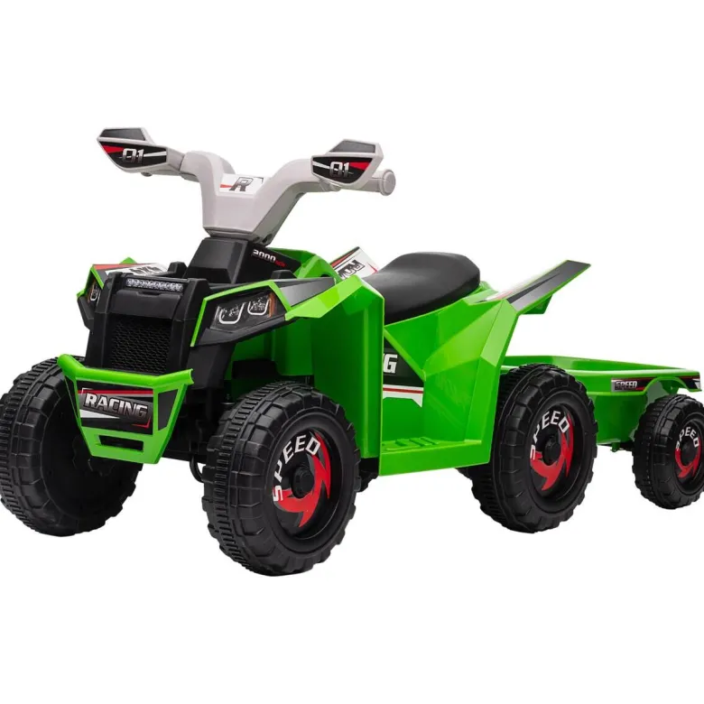HOMCOM Kinder Elektrofahrzeug schwarz B/H/L: ca. 41,5x48,5x106 cm
