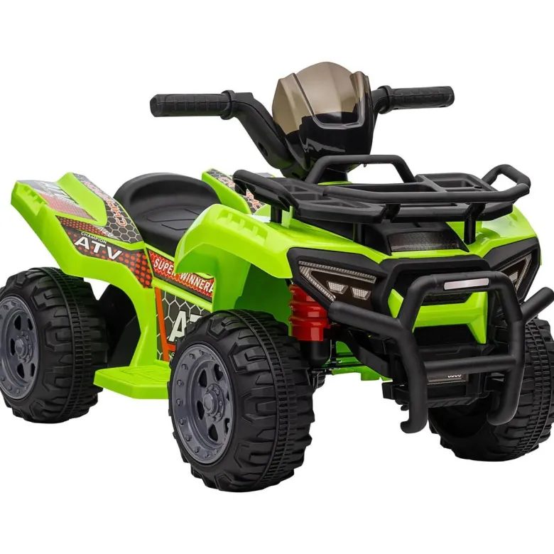 HOMCOM Kinder-Elektroquad grün B/H/L: ca. 44x42x66 cm