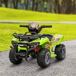 HOMCOM Kinder-Elektroquad grün B/H/L: ca. 44x42x66 cm