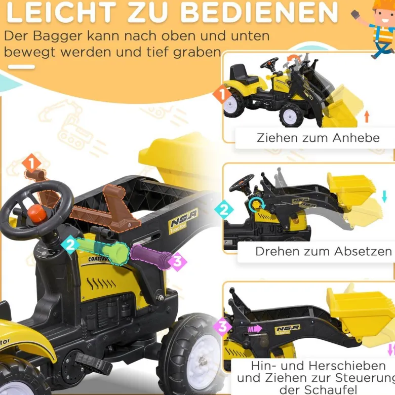 HOMCOM Kinder-Fahrzeug