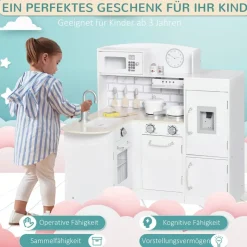 HOMCOM Kinderküche B/H/L: ca. 64x84,5x86 cm