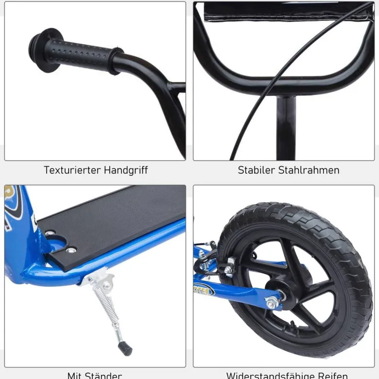HOMCOM Kinderroller blau