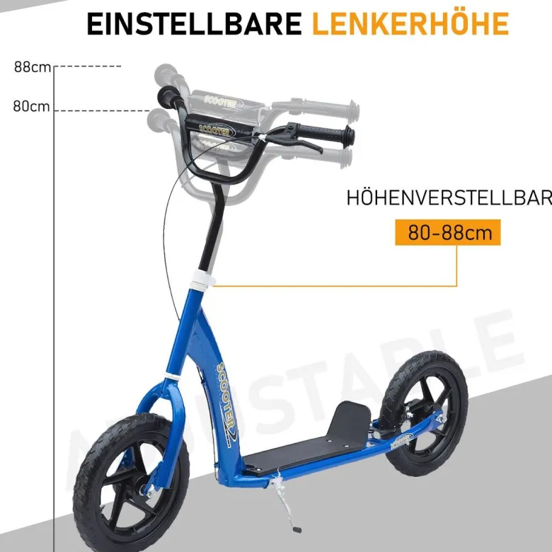 HOMCOM Kinderroller blau
