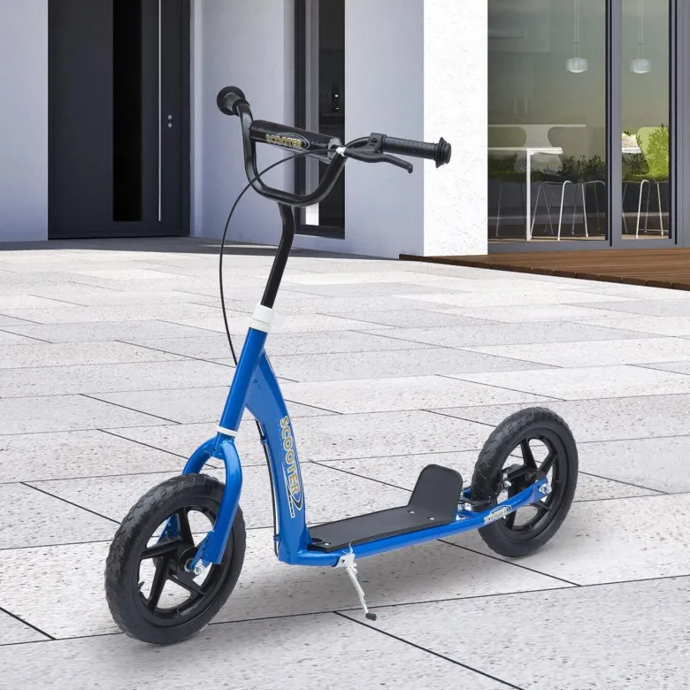HOMCOM Kinderroller blau