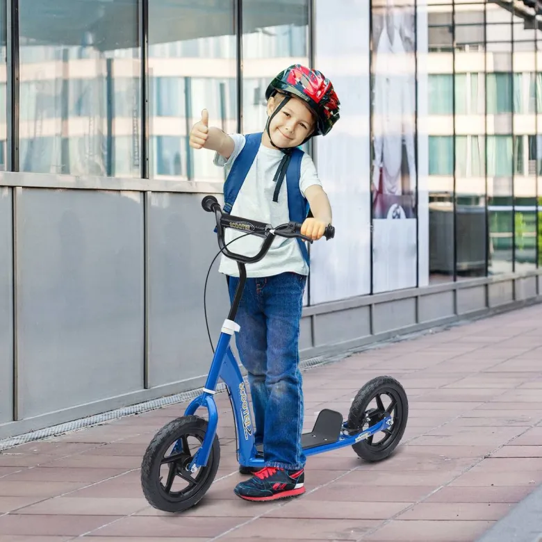 HOMCOM Kinderroller blau