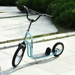 HOMCOM Kinderroller hellblau B/H/L: ca. 58x94x135 cm