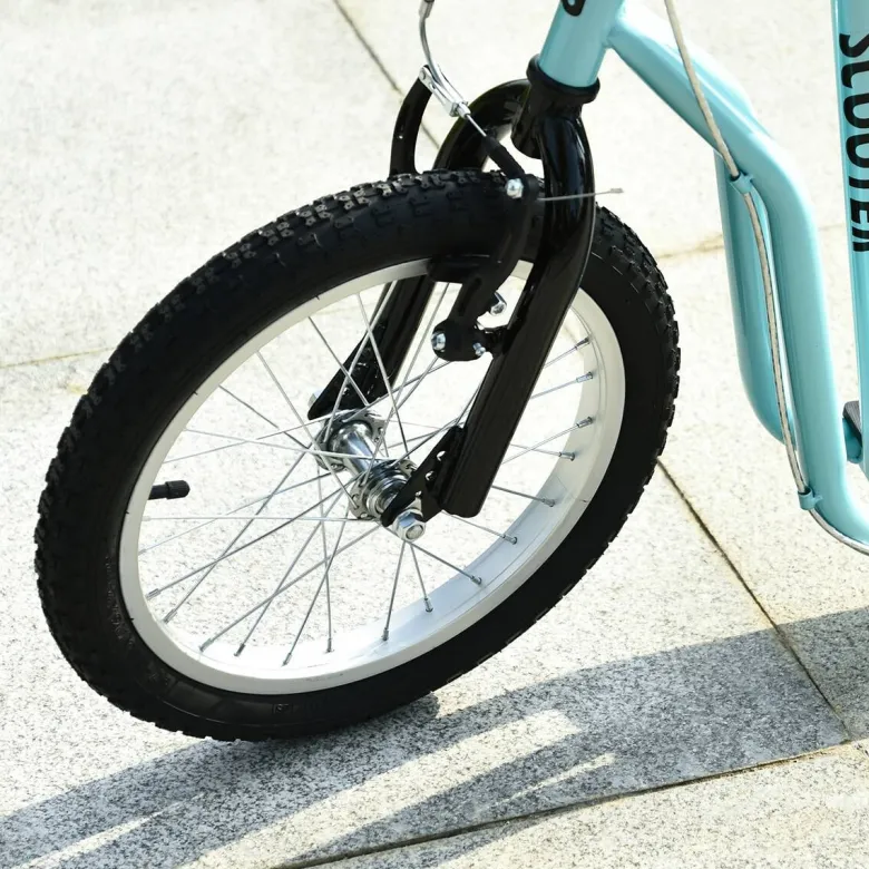HOMCOM Kinderroller hellblau B/H/L: ca. 58x94x135 cm