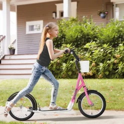 HOMCOM Kinderroller rosa