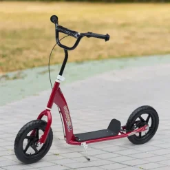 HOMCOM Kinderroller rot
