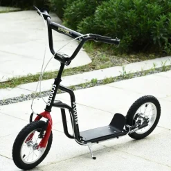 HOMCOM Kinderroller schwarz
