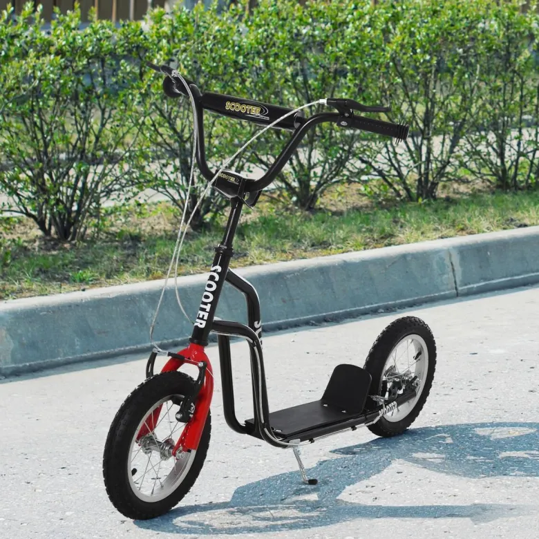 HOMCOM Kinderroller schwarz