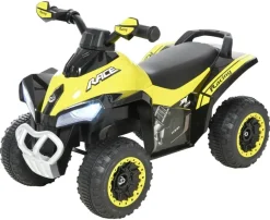 HOMCOM Kinder-Rutscherfahrzeug gelb B/H/L: ca. 38x44x67,5 cm