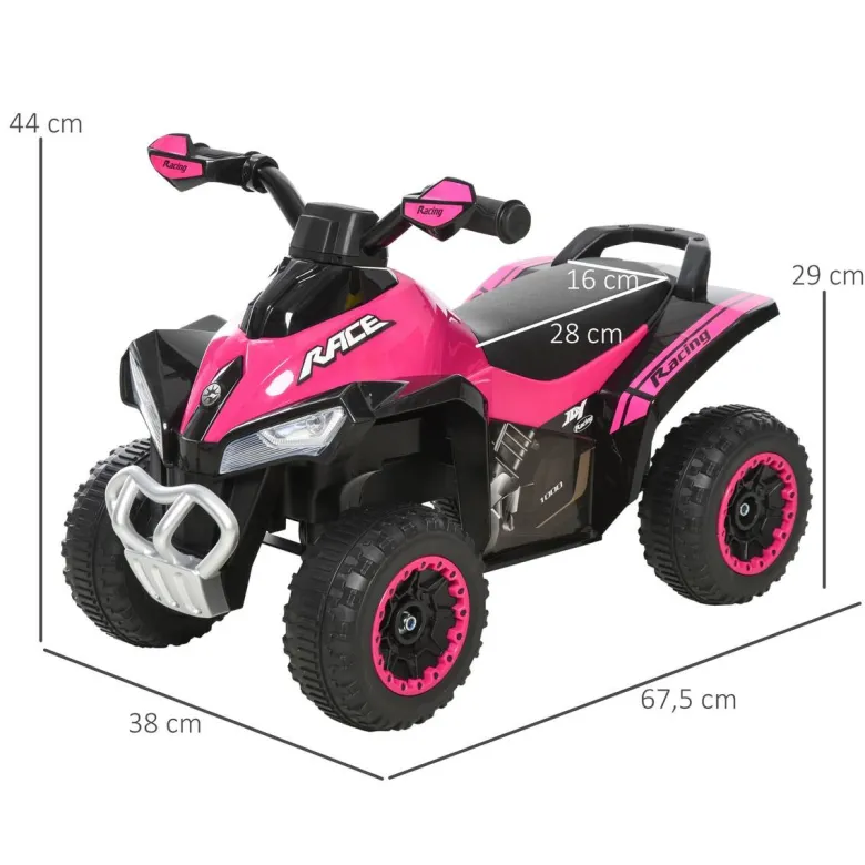 HOMCOM Kinder-Rutschfahrzeug B/H/L: ca. 38x44x67,5 cm
