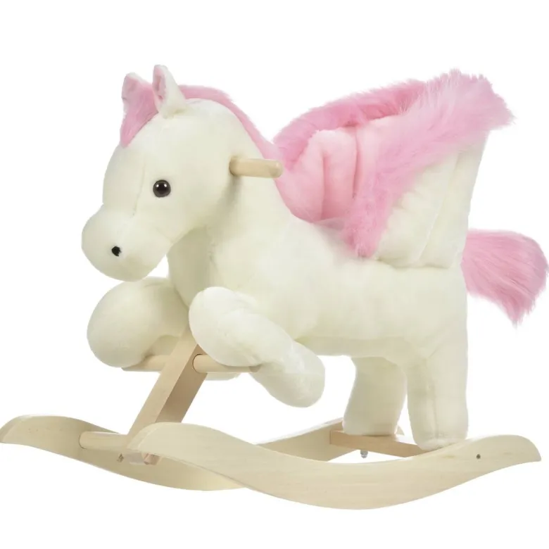 HOMCOM Kinder-Schaukelpferd B/H/L: ca. 28x57x70 cm