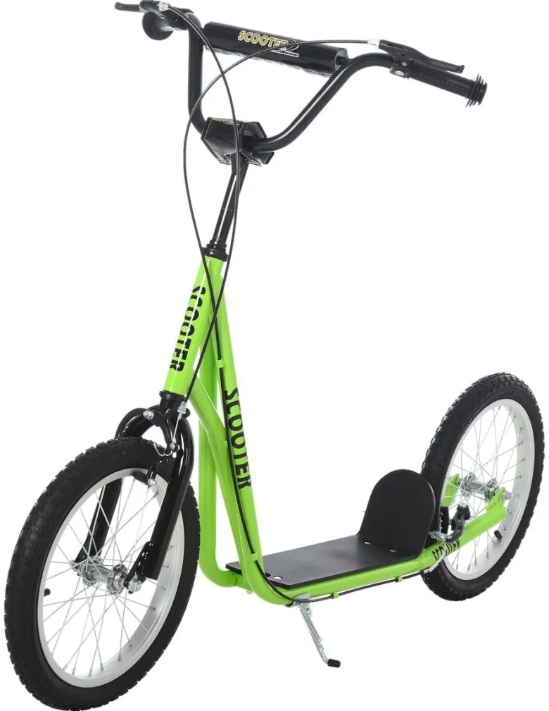 HOMCOM Kinderscooter grün