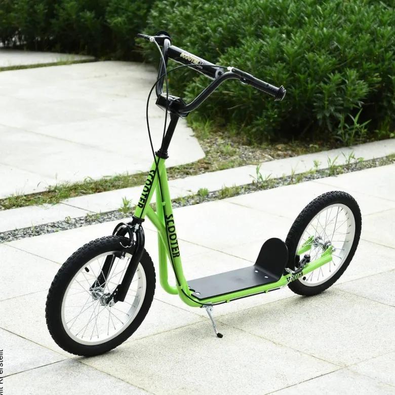 HOMCOM Kinderscooter grün