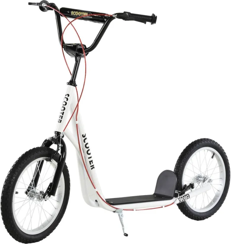 HOMCOM Kinderscooter weiß