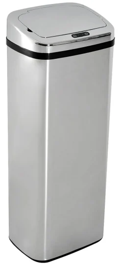 HOMCOM Mülleimer mit Sensor silber B/H/L: ca. 25x84x33 cm